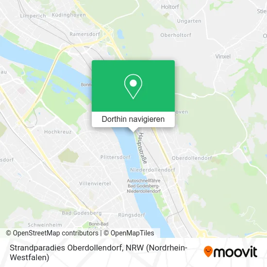 Strandparadies Oberdollendorf Karte