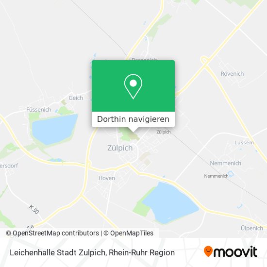 Leichenhalle Stadt Zulpich Karte