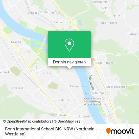 Bonn International School BIS Karte