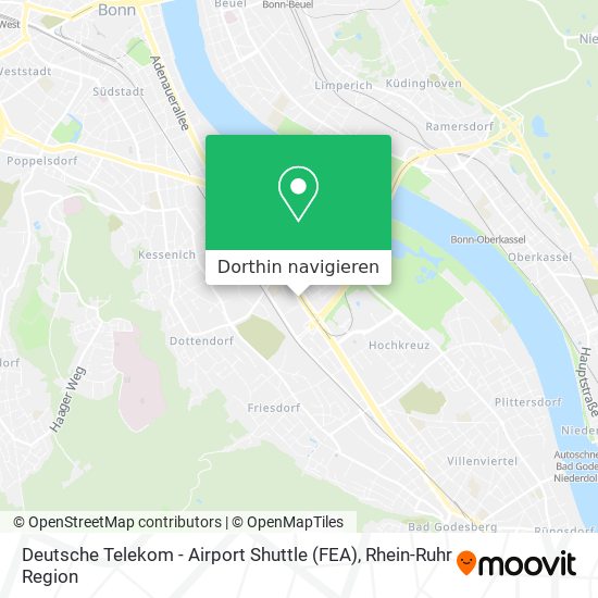 Deutsche Telekom - Airport Shuttle (FEA) Karte
