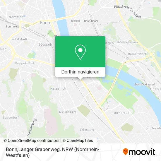 Bonn,Langer Grabenweg Karte