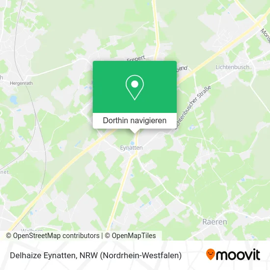 Delhaize Eynatten Karte