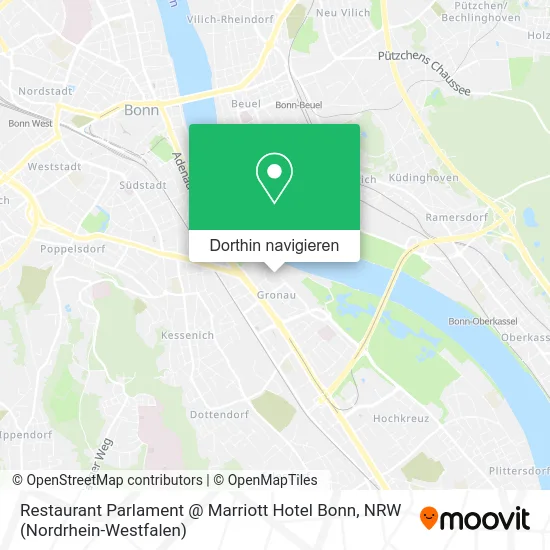 Restaurant Parlament @ Marriott Hotel Bonn Karte