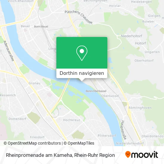 Rheinpromenade am Kameha Karte