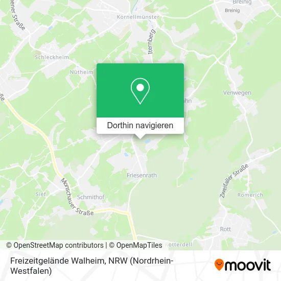 Freizeitgelände Walheim Karte