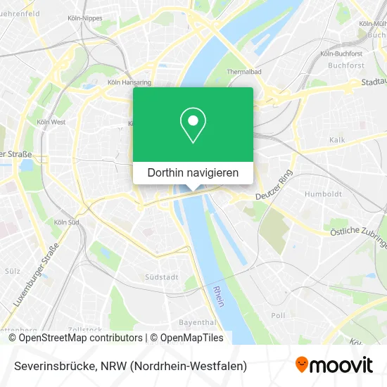 Severinsbrücke Karte