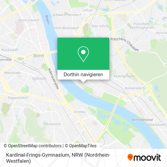 Kardinal-Frings-Gymnasium Karte