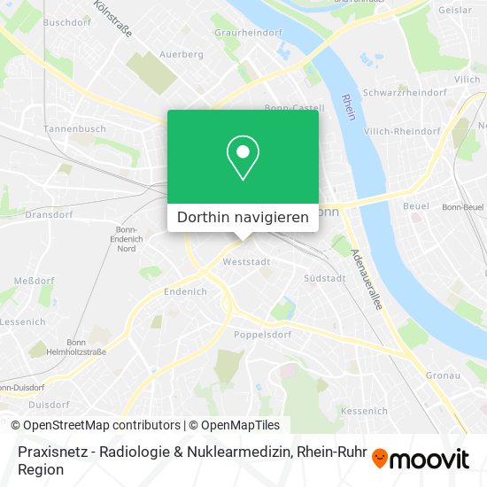 Praxisnetz - Radiologie & Nuklearmedizin Karte