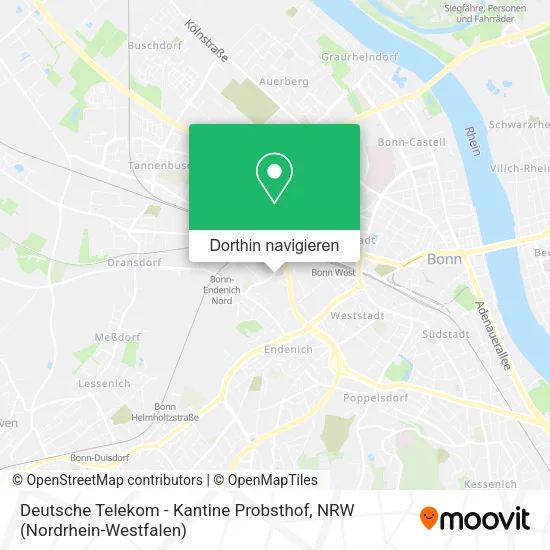 Deutsche Telekom - Kantine Probsthof Karte