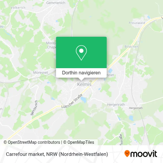 Carrefour market Karte