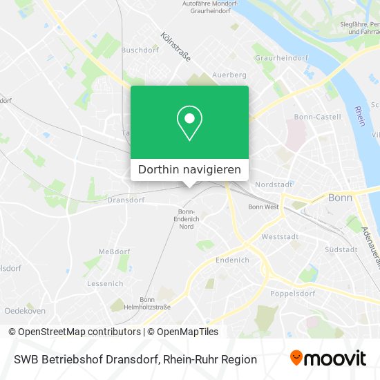 SWB Betriebshof Dransdorf Karte