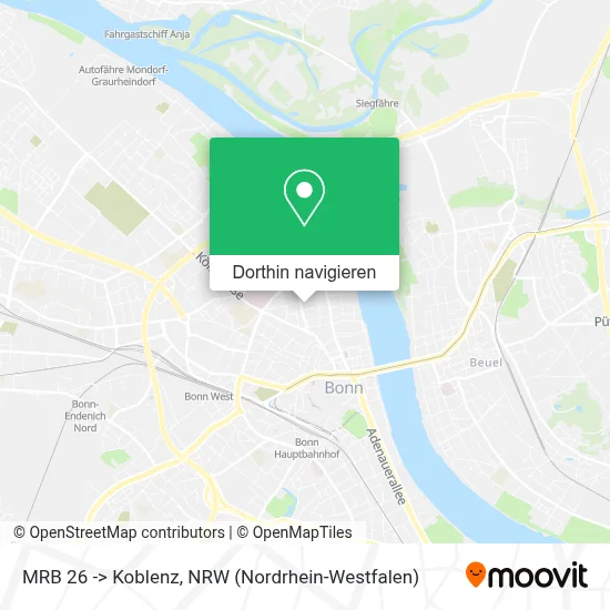 MRB 26 -> Koblenz Karte