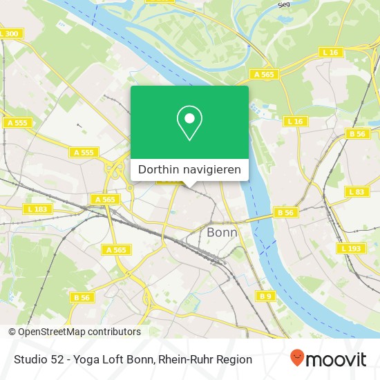 Studio 52 - Yoga Loft Bonn Karte