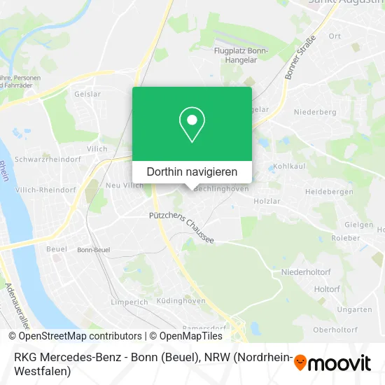 RKG Mercedes-Benz - Bonn  (Beuel) Karte