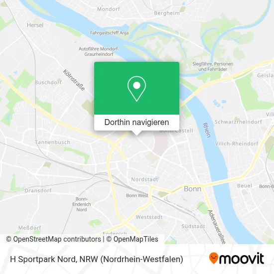 H Sportpark Nord Karte