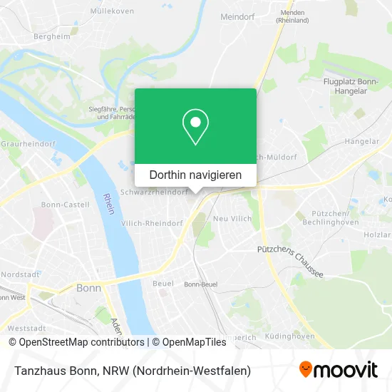 Tanzhaus Bonn Karte