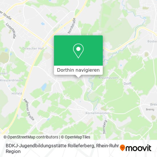 BDKJ-Jugendbildungsstätte Rolleferberg Karte
