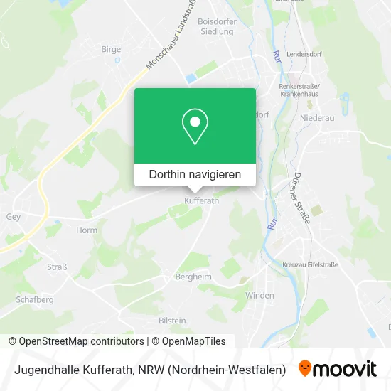 Jugendhalle Kufferath Karte