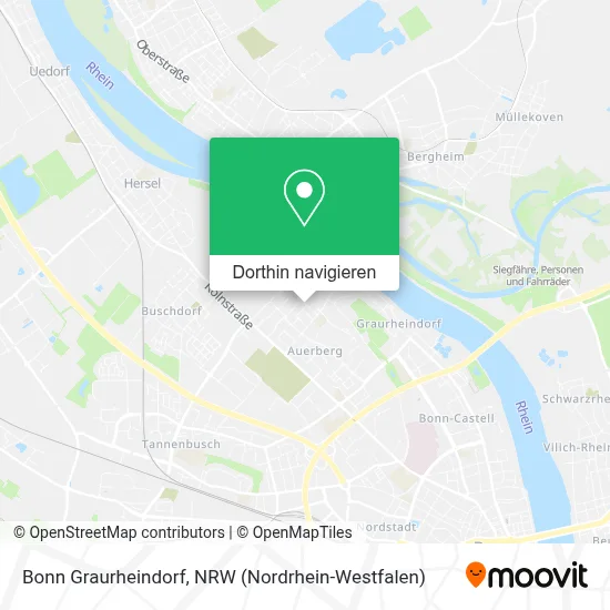 Bonn Graurheindorf Karte