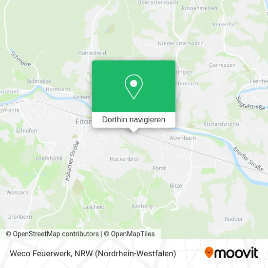 Weco Feuerwerk Karte