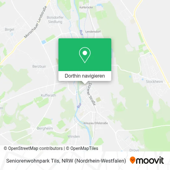 Seniorenwohnpark Tils Karte