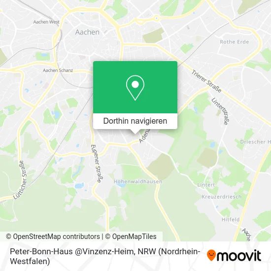 Peter-Bonn-Haus @Vinzenz-Heim Karte