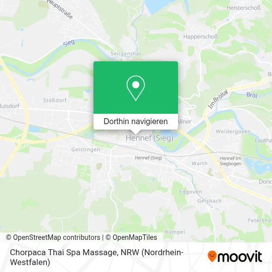 Chorpaca Thai Spa Massage Karte