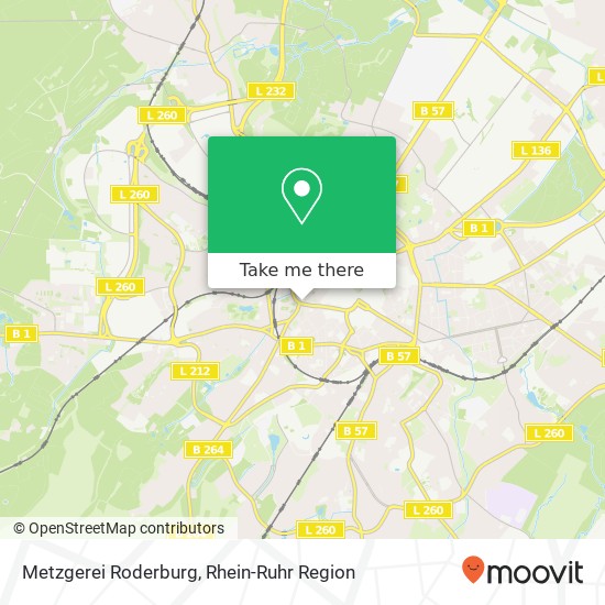 Metzgerei Roderburg Karte
