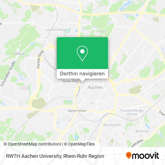RWTH Aachen University Karte