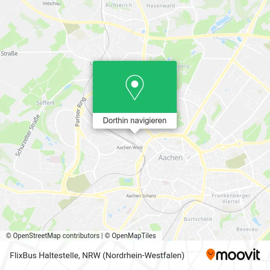 FlixBus Haltestelle Karte