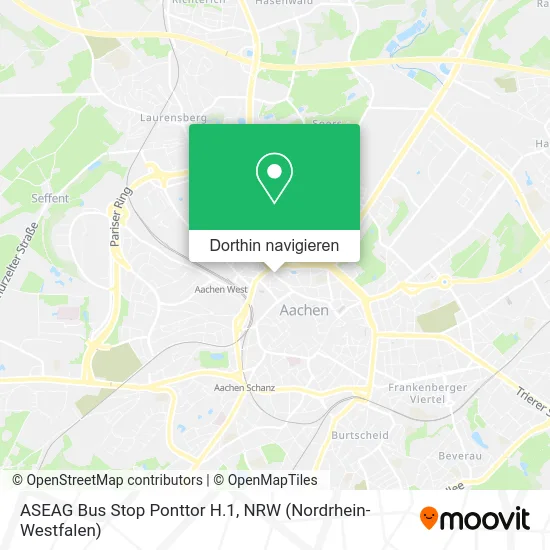 ASEAG Bus Stop Ponttor H.1 Karte