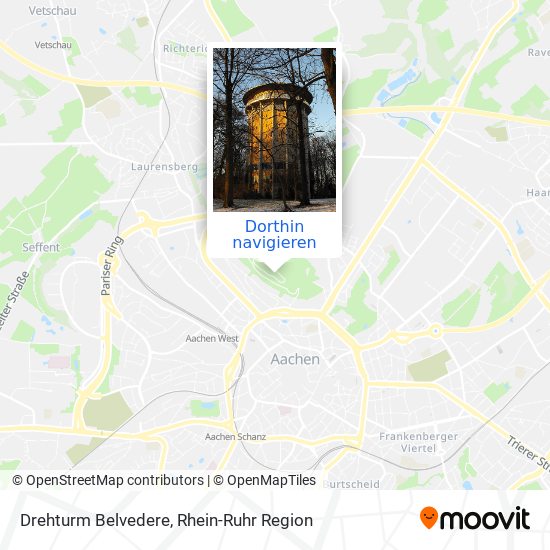 Drehturm Belvedere Karte