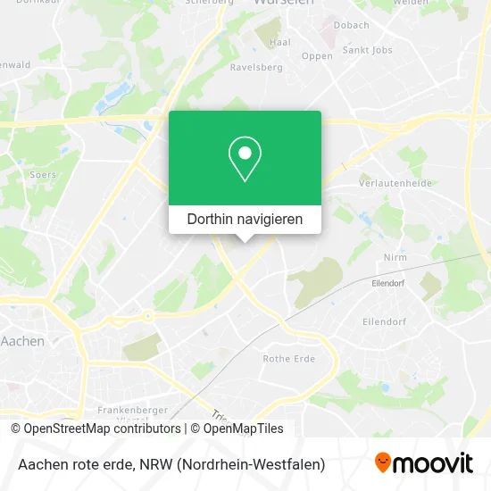 Aachen rote erde Karte