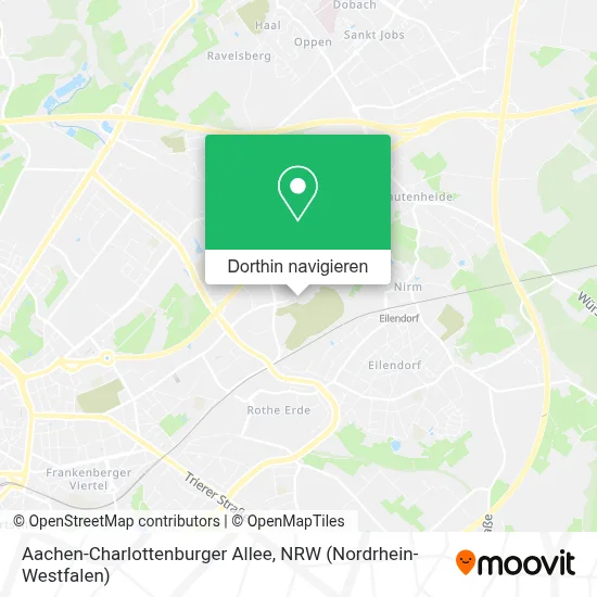 Aachen-Charlottenburger Allee Karte