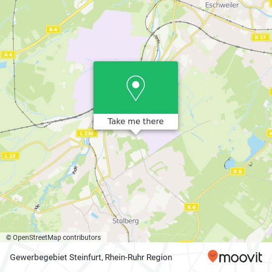 Gewerbegebiet Steinfurt Karte