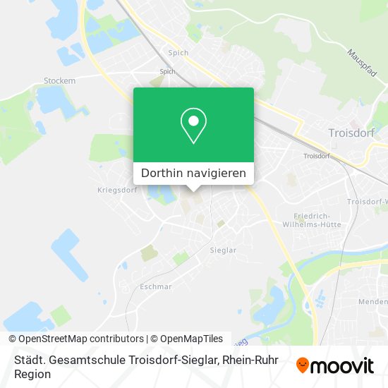 Städt. Gesamtschule Troisdorf-Sieglar Karte