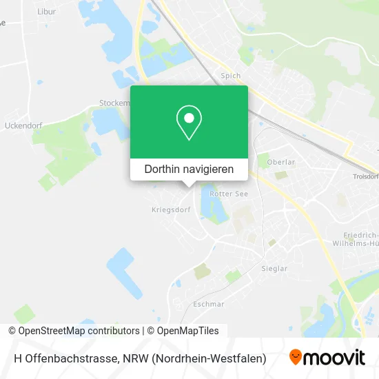 H Offenbachstrasse Karte