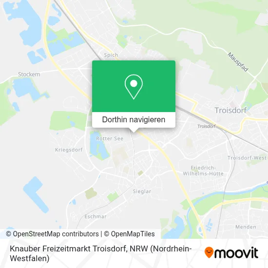 Knauber Freizeitmarkt Troisdorf Karte