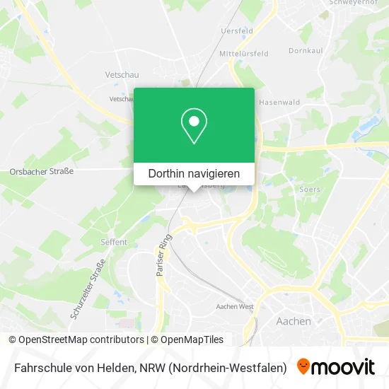 Fahrschule von Helden Karte