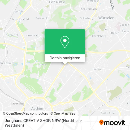 Junghans CREATIV SHOP Karte