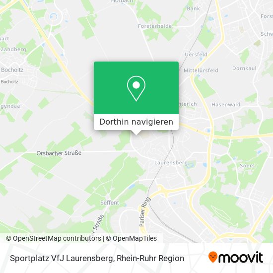 Sportplatz VfJ Laurensberg Karte