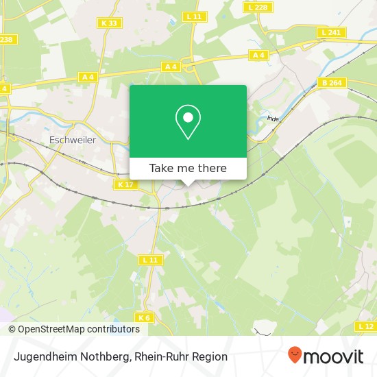 Jugendheim Nothberg Karte