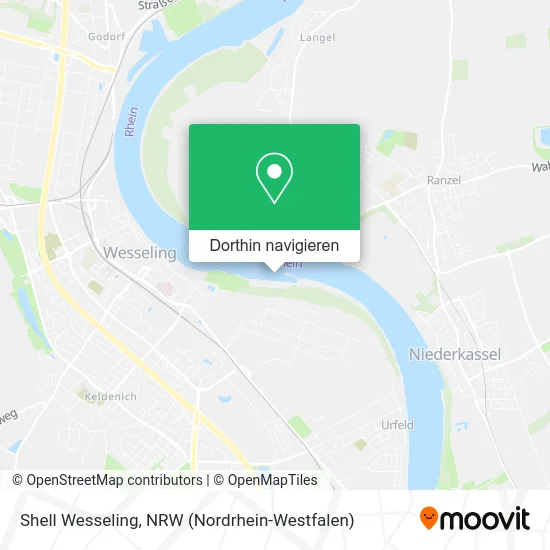 Shell Wesseling Karte