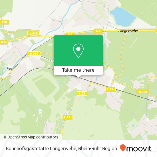 Bahnhofsgaststätte Langerwehe Karte