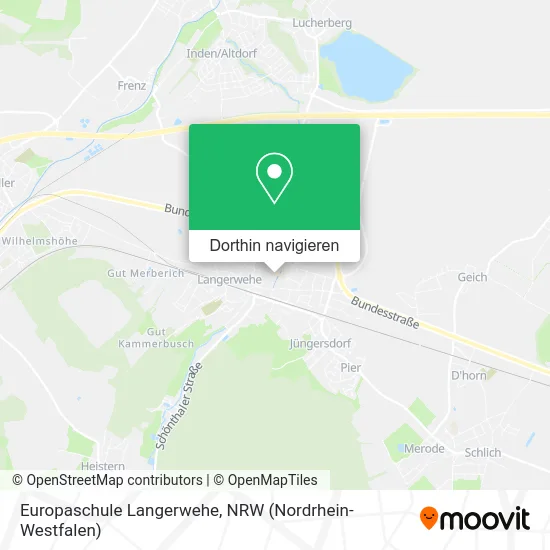 Europaschule Langerwehe Karte