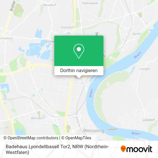 Badehaus Lyondellbasell Tor2 Karte