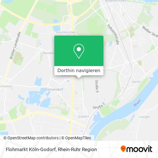 Flohmarkt Köln-Godorf Karte
