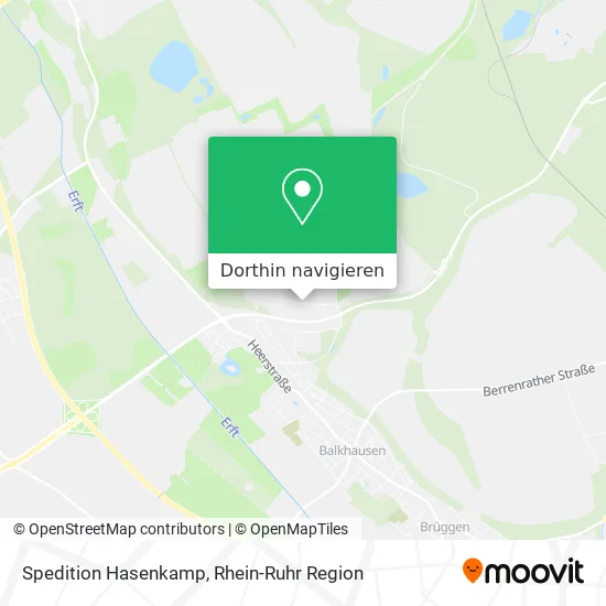 Spedition Hasenkamp Karte