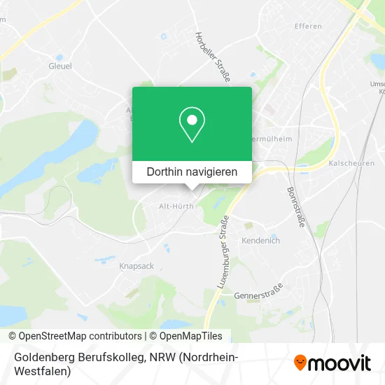 Goldenberg Berufskolleg Karte