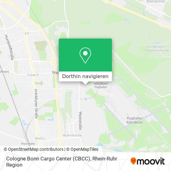 Cologne Bonn Cargo Center (CBCC) Karte